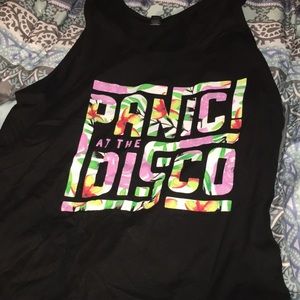 Panic at the disco black tank top
